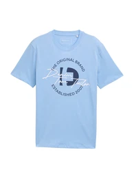 T-Shirt navy / hellblau / offwhite