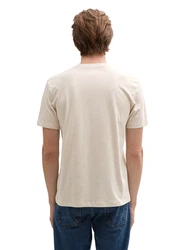 TOM TAILOR DENIM T-Shirt azur/grau/schwarz/offwhite