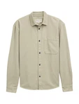 TOM TAILOR Denim Langarmhemd Relaxed Fit Hemd beige