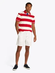 TOMMY HILFIGER Poloshirt rot/weiß