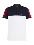 TOMMY HILFIGER Poloshirt marineblau / kirschrot / weiß
