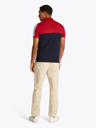 TOMMY HILFIGER Poloshirt navy / rot / weiß