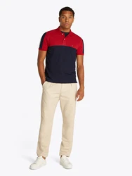 TOMMY HILFIGER Poloshirt navy / rot / weiß