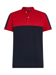 TOMMY HILFIGER Poloshirt navy / rot / weiß