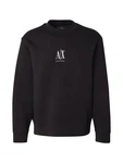 ARMANI EXCHANGE Sweatshirt Felpa schwarz/weiß