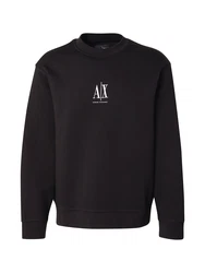ARMANI EXCHANGE Sweatshirt Felpa schwarz/weiß