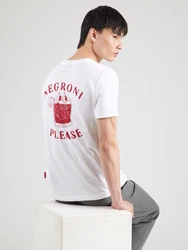 JOOP! Jeans T-Shirt 'Eden' rot/weiß