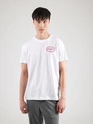 JOOP! Jeans T-Shirt 'Eden' rot/weiß
