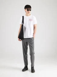 JOOP! Jeans T-Shirt 'Eden' rot/weiß