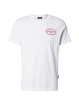 JOOP! Jeans T-Shirt 'Eden' rot/weiß