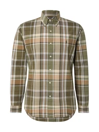 Hemd 'CUBDPPCS' rostbraun / khaki / oliv / wei