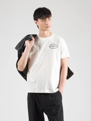 JOOP! Jeans T-Shirt 'Eden' ecru/schwarz