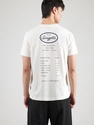 JOOP! Jeans T-Shirt 'Eden' ecru/schwarz