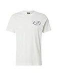 JOOP! Jeans T-Shirt 'Eden' ecru/schwarz