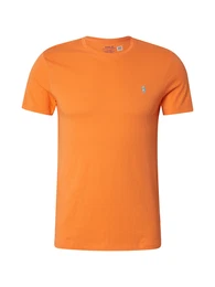 T-Shirt hellblau / neonorange