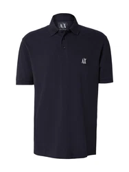 ARMANI EXCHANGE Poloshirt navy/weiß