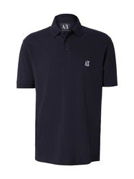 Poloshirt navy / wei