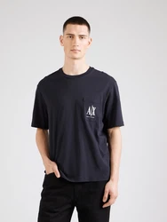 ARMANI EXCHANGE T-Shirt navy/weiß