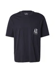 ARMANI EXCHANGE T-Shirt navy/weiß