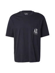 ARMANI EXCHANGE T-Shirt navy/weiß