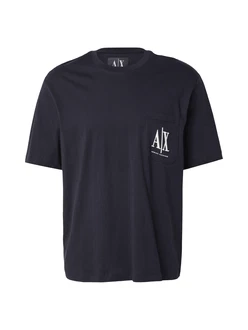 ARMANI EXCHANGE T-Shirt navy/weiß