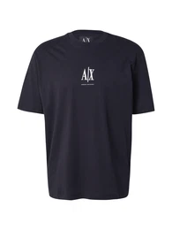 T-Shirt nachtblau / wei