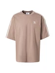 ADIDAS ORIGINALS T-Shirt 'Adicolor' mokka/weiß