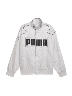 PUMA Jacke 'ARCHIVE SEASONAL' hellgrau/schwarz
