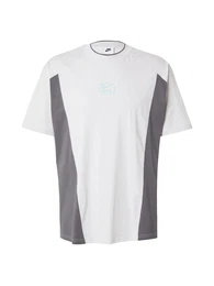 T-Shirt 'AIR' hellblau / schlammfarben / hellgrau
