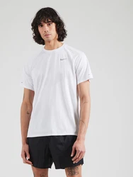 NIKE Funktionsshirt 'ADV STRIDE' grau/weiß