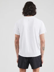 NIKE Funktionsshirt 'ADV STRIDE' grau/weiß