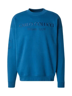 Carlo Colucci Sweatshirt marine/royalblau Carlo Colucci Sweatshirt marine/royalblau