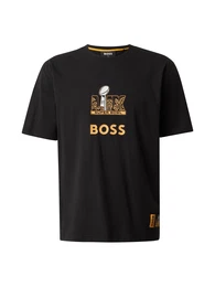 T-Shirt 'Tunsil' orange / schwarz / wei