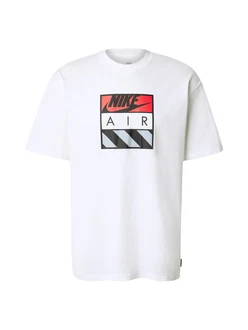 Nike Sportswear T-Shirt 'AIR' rot/schwarz/weiß