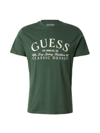 T-Shirt 'CLASSIC' tanne / wei