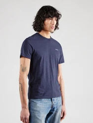 GUESS T-Shirt 'DYED' marineblau