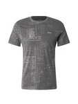 GUESS T-Shirt hellgrau/dunkelgrau