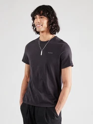 GUESS T-Shirt 'DYED' schwarzmeliert