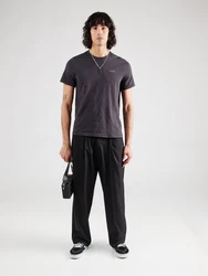 GUESS T-Shirt 'DYED' schwarzmeliert