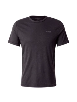 GUESS T-Shirt 'DYED' schwarzmeliert