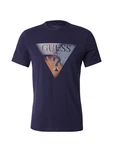 GUESS T-Shirt marine/hellblau/orange/weiß