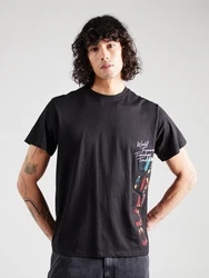 GUESS T-Shirt smaragd/rot/schwarz/weiß