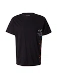 GUESS T-Shirt smaragd/rot/schwarz/weiß