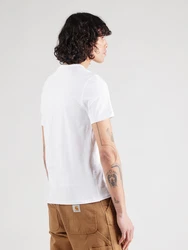 GUESS T-Shirt hellblau/hellrot/silber/weiß