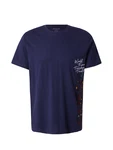 GUESS T-Shirt navy/petrol/schwarz/weiß