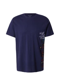 T-Shirt navy / petrol / schwarz / wei
