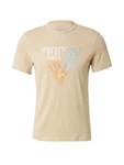 GUESS T-Shirt sand/hellbeige/hellblau/hellorange