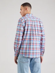 FYNCH-HATTON Hemd Classic hellblau/dunkelblau/cranberry/schwarz