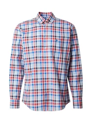 FYNCH-HATTON Hemd Classic hellblau/dunkelblau/cranberry/schwarz