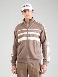 ADIDAS ORIGINALS Sweatjacke 'The First' hellbraun/weiß